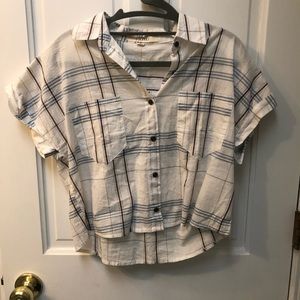 collared button down t shirt
